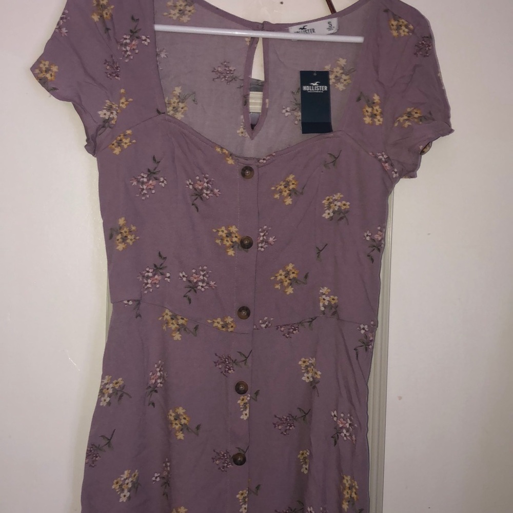 Button-Front A-Line Dress - Picture 6 of 8